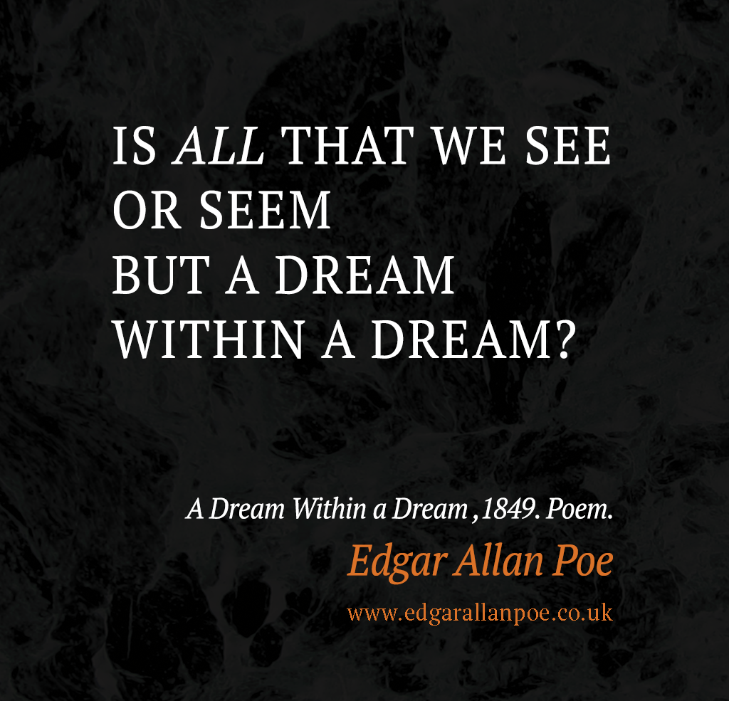 A Dream Within a Dream - Edgar Allan Poe Quote